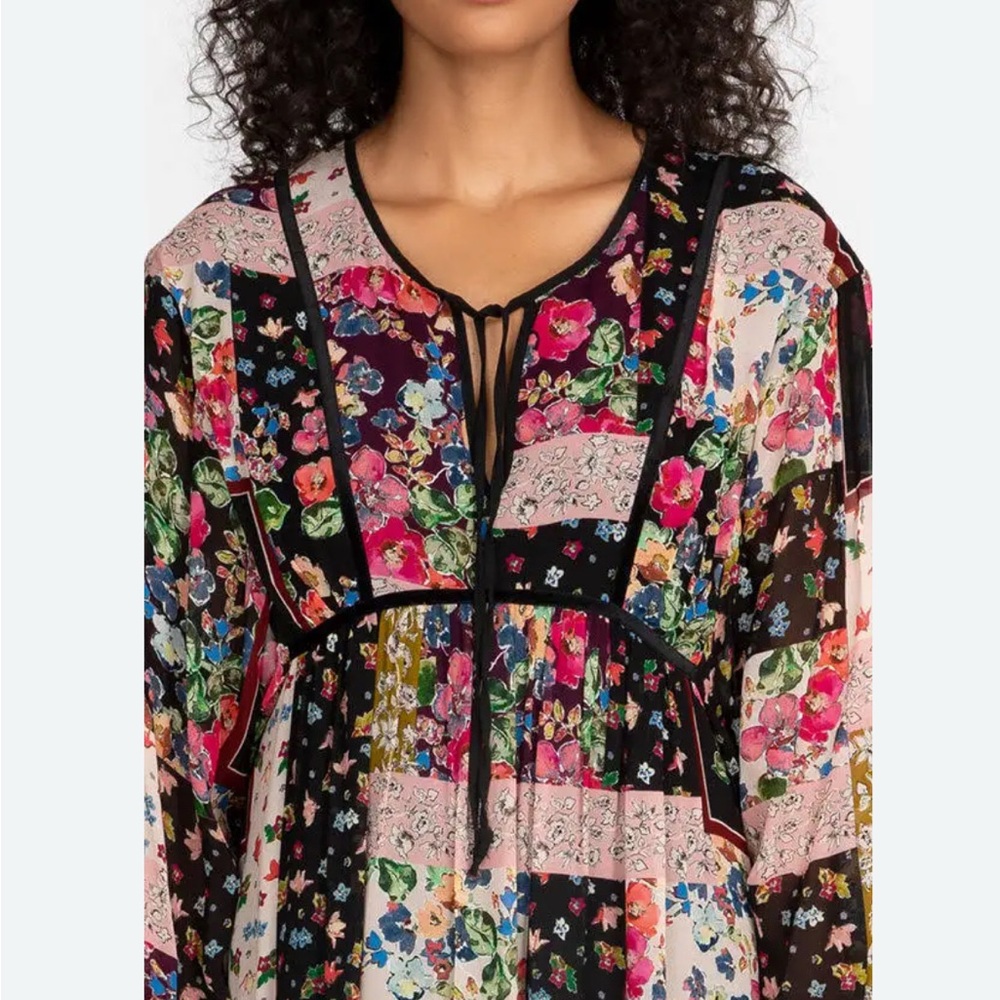 Johnny Was Cruces Midi Dress